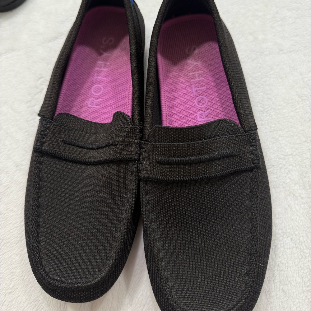 Women  Rothy's Black Slip-On Loafers for women